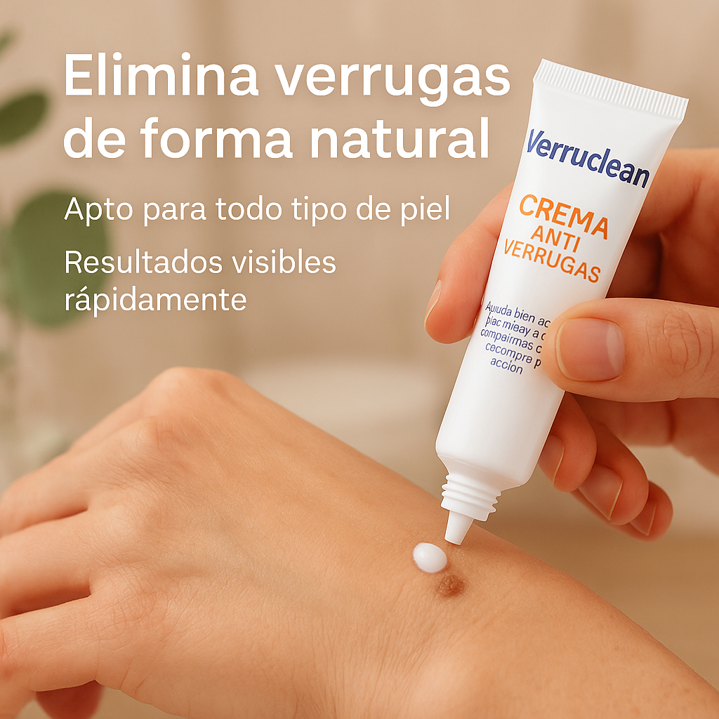 La crema Nº1 contra las verrugas. Eficaz, rápida y segura.