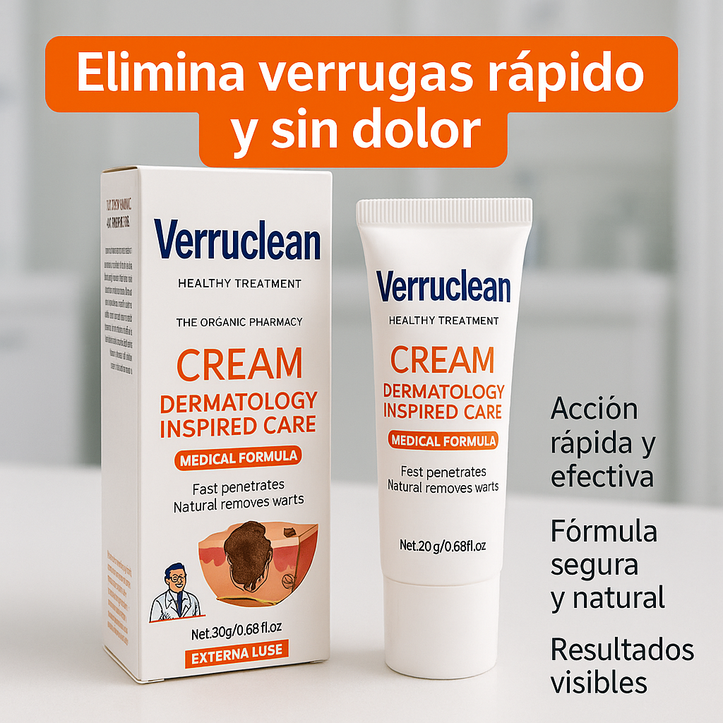 La crema Nº1 contra las verrugas. Eficaz, rápida y segura.