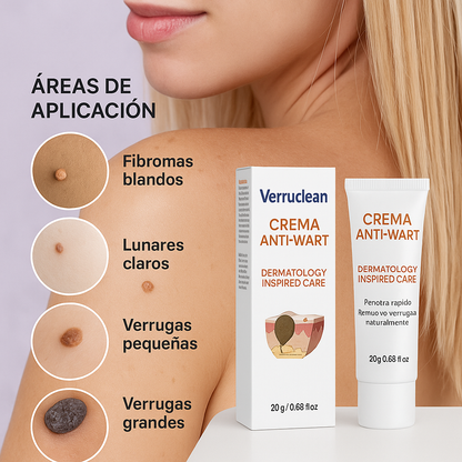 La crema Nº1 contra las verrugas. Eficaz, rápida y segura.